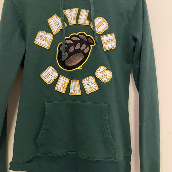 cover one apparel Tops - Green Baylor Hoodie